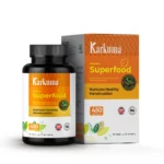 Karkuma Organic Superfood box and capsules — designed for menstrual health, pain relief, and skin radiance Karkuma Organic Superfood with USDA-certified organic curcumin, turmeric, black pepper extract, and cinnamon oil Karkuma Superfood capsules — supports menstrual cycle regulation, reduces cramps, and enhances skin glow