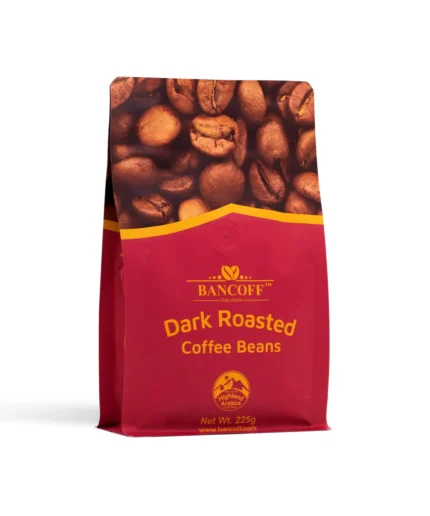 "Bancoff Dark Roasted Coffee Beans 225 g – bold and intense" "Slow-roasted Bancoff dark roast with dark chocolate undertones" "Bancoff Dark Roast Coffee Beans in airtight freshness pack" "Close-up of rich, dark roasted Bancoff coffee beans" "Bancoff Brazilian dark roast beans for espresso or French press" "Premium Bancoff coffee beans with deep aroma – 225 g pack" "Bold, full-bodied dark roast coffee beans by Bancoff" "Bancoff dark roast beans crispy smoky notes in airtight pack" "Deep flavor Bancoff Dark Roasted Coffee – perfect for strong brews" "Bancoff Dark Roast 225 g—ideal for drip, espresso, French press"