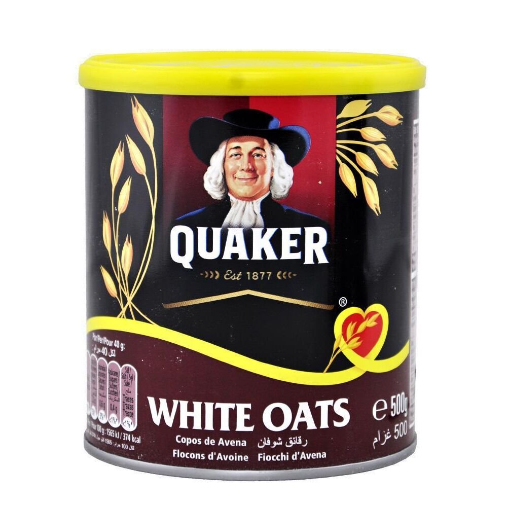 Quaker Quick Cooking White Oats- 500gm Quaker Quick Cooking White Oats 500 gm pack – healthy wholegrain breakfast cereal 500 gm Quaker White Oats for quick porridge and instant oatmeal Quaker Quick Cooking Oats – nutritious oat flakes for breakfast Pack of Quaker White Oats 500 g – high fiber, wholesome oats Quaker Quick Cooking Oats 500 gm – ideal for smoothies, porridge, and baking